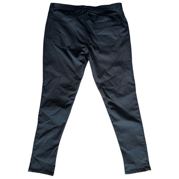 Myles Men’s Size 36 x 30 Dark Navy Blue Performance 5 Pocket Trousers Pants - Picture 3 of 7